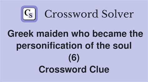 personify crossword clue 6 letters.